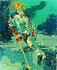 Leroy Neiman Wall Art - The Great Gretzky